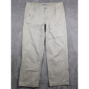 Columbia Womens Pants Size 16 Short Beige Outdoor Hiking Vintage Gorpcore